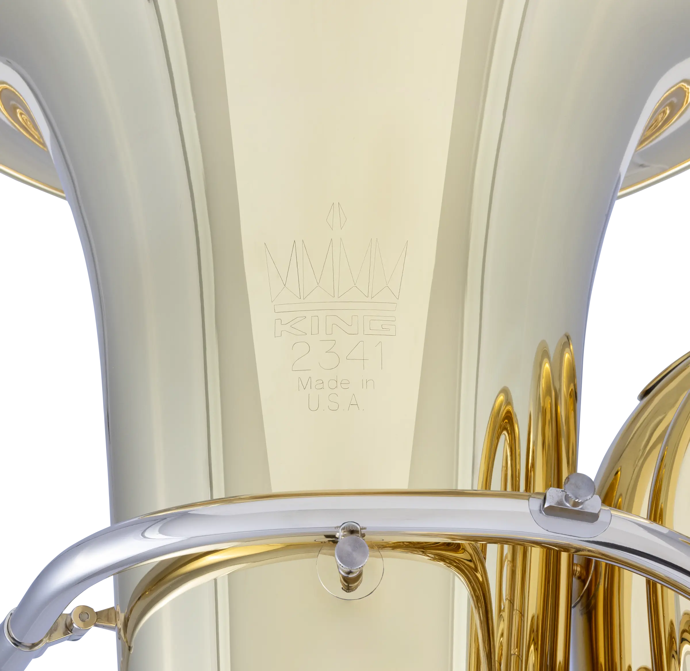 2341W King Professional Tuba - zoomed in