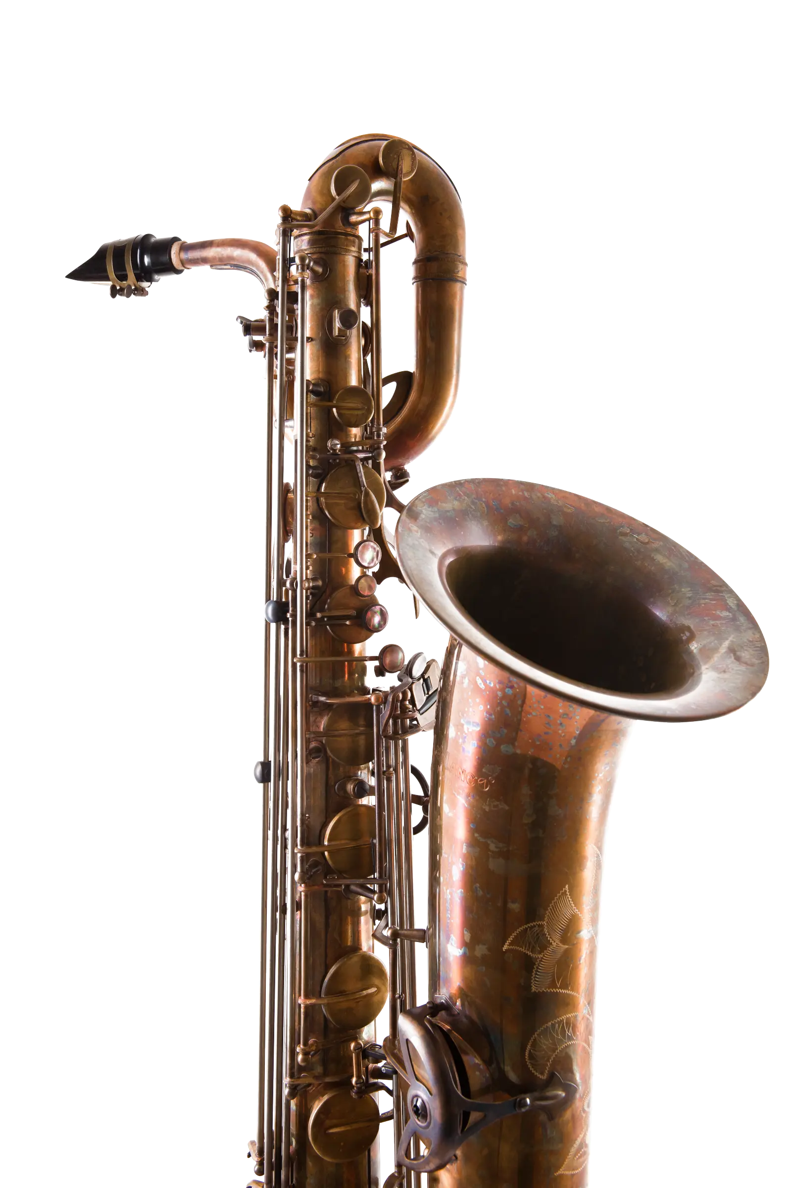 LBS711AB Leblanc Bari Saxophone - zoomed in