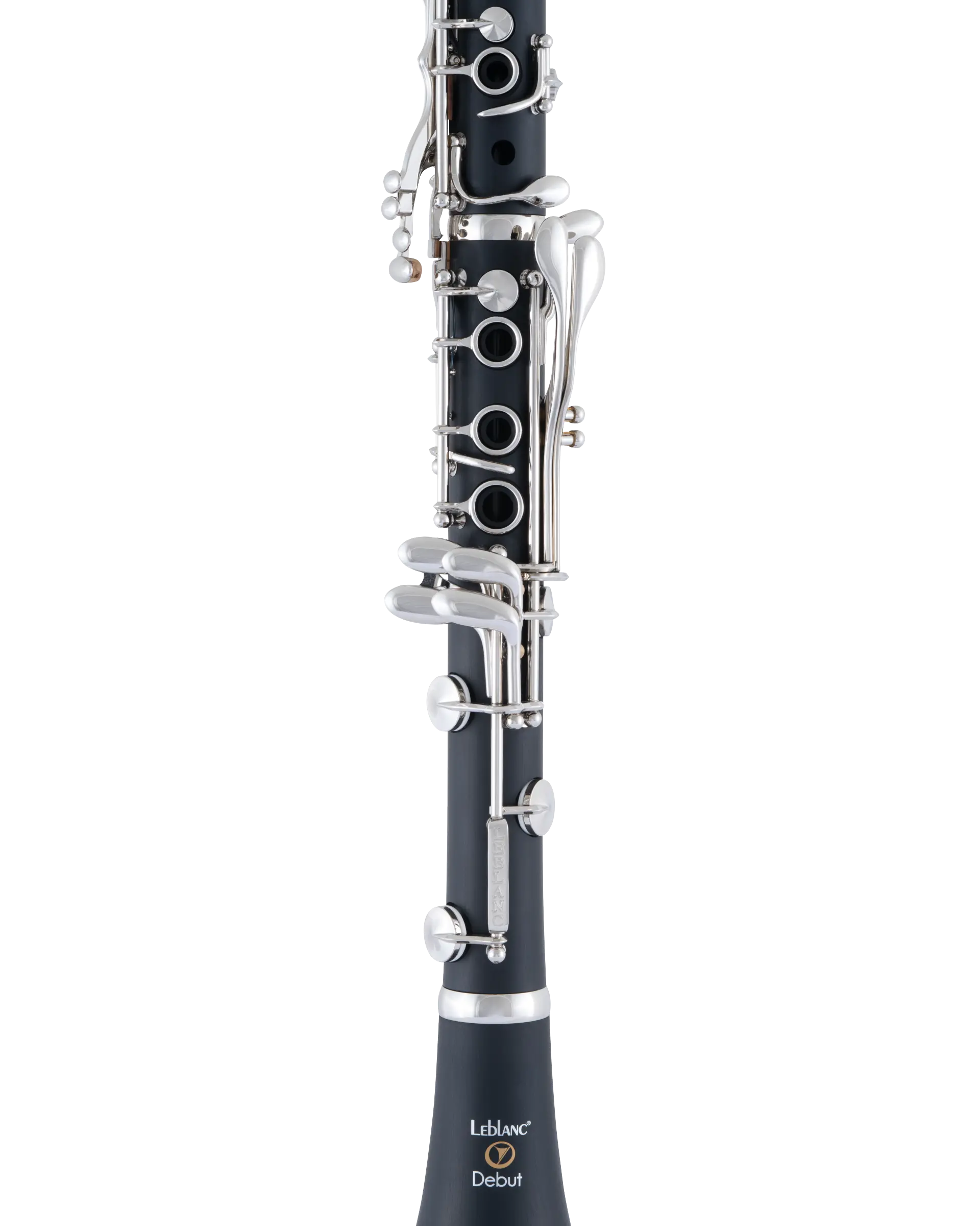 LCL211S Leblanc SilverPlated Student Clarinet D - zoomed in