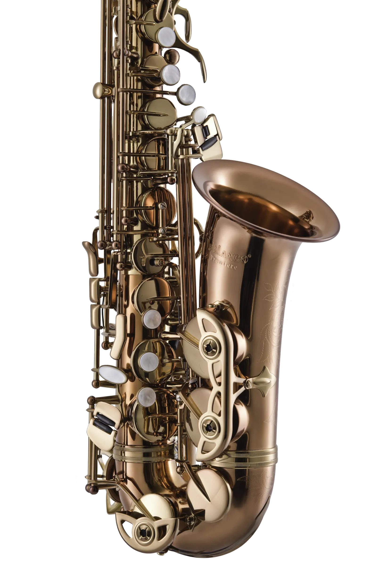 Leblanc Alto Saxophone in Eb Dark Lacquer Finish - zoomed in
