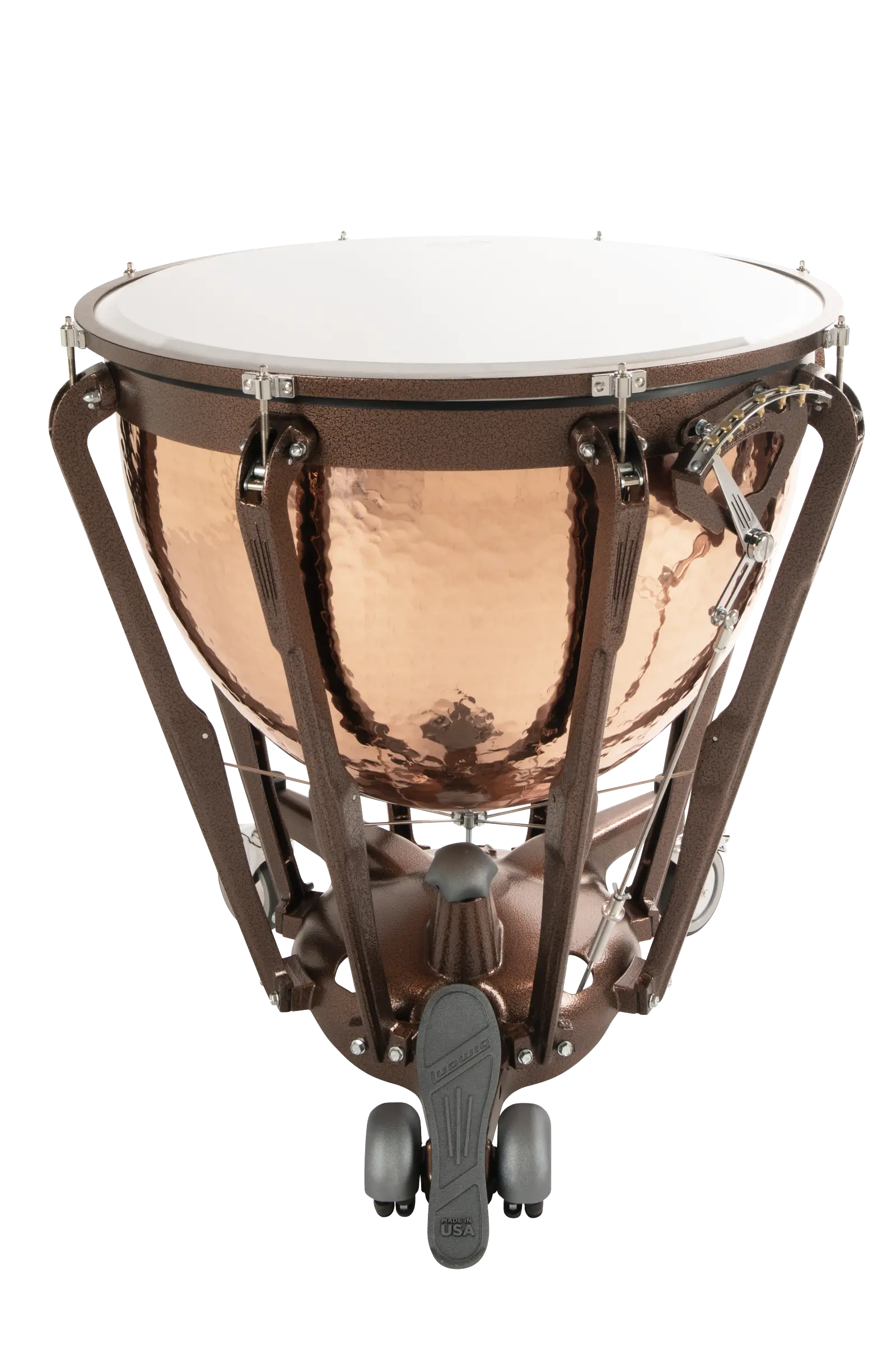 LTP529KG Ludwig Pro Copper Hammered Bowl A - zoomed in