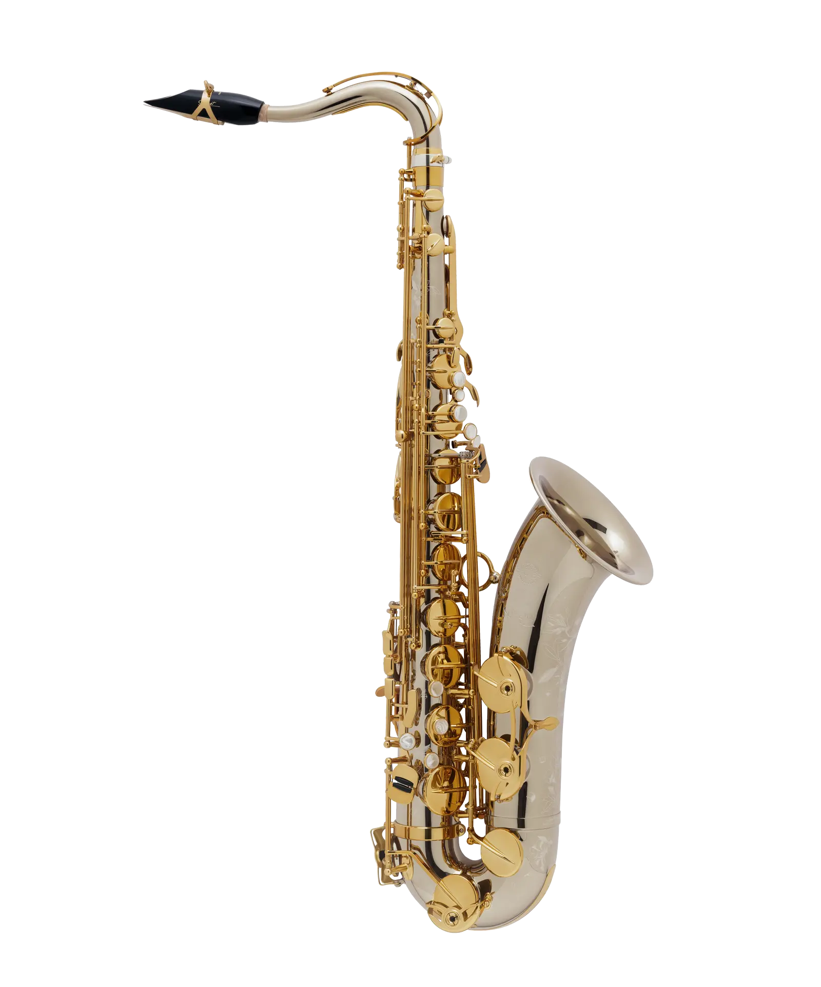 sax ténor Supreme argent - zoomed in