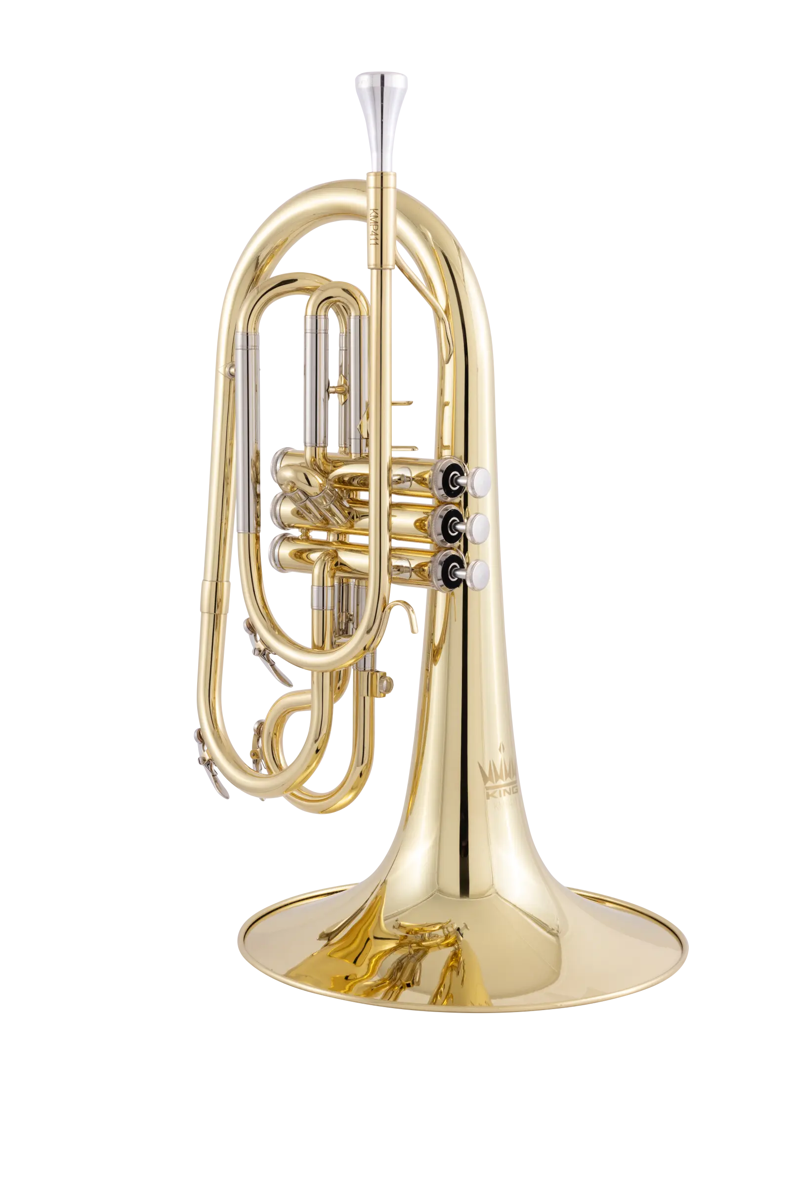 KMP411 King Intermediate Mellophone - zoomed in