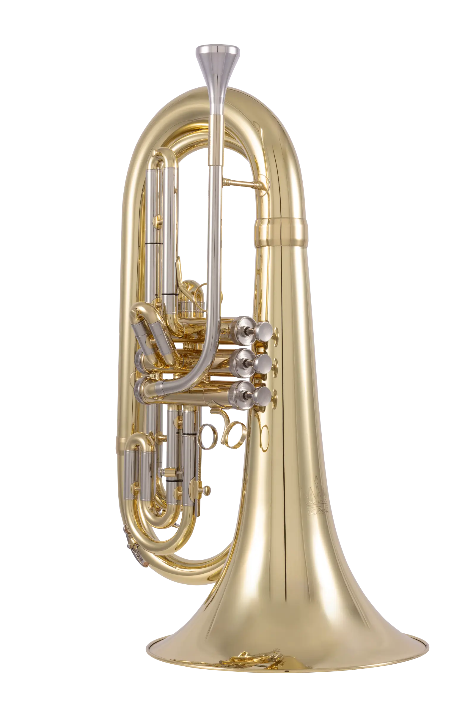 KMB611 King Professional Marching Baritone - zoomed in