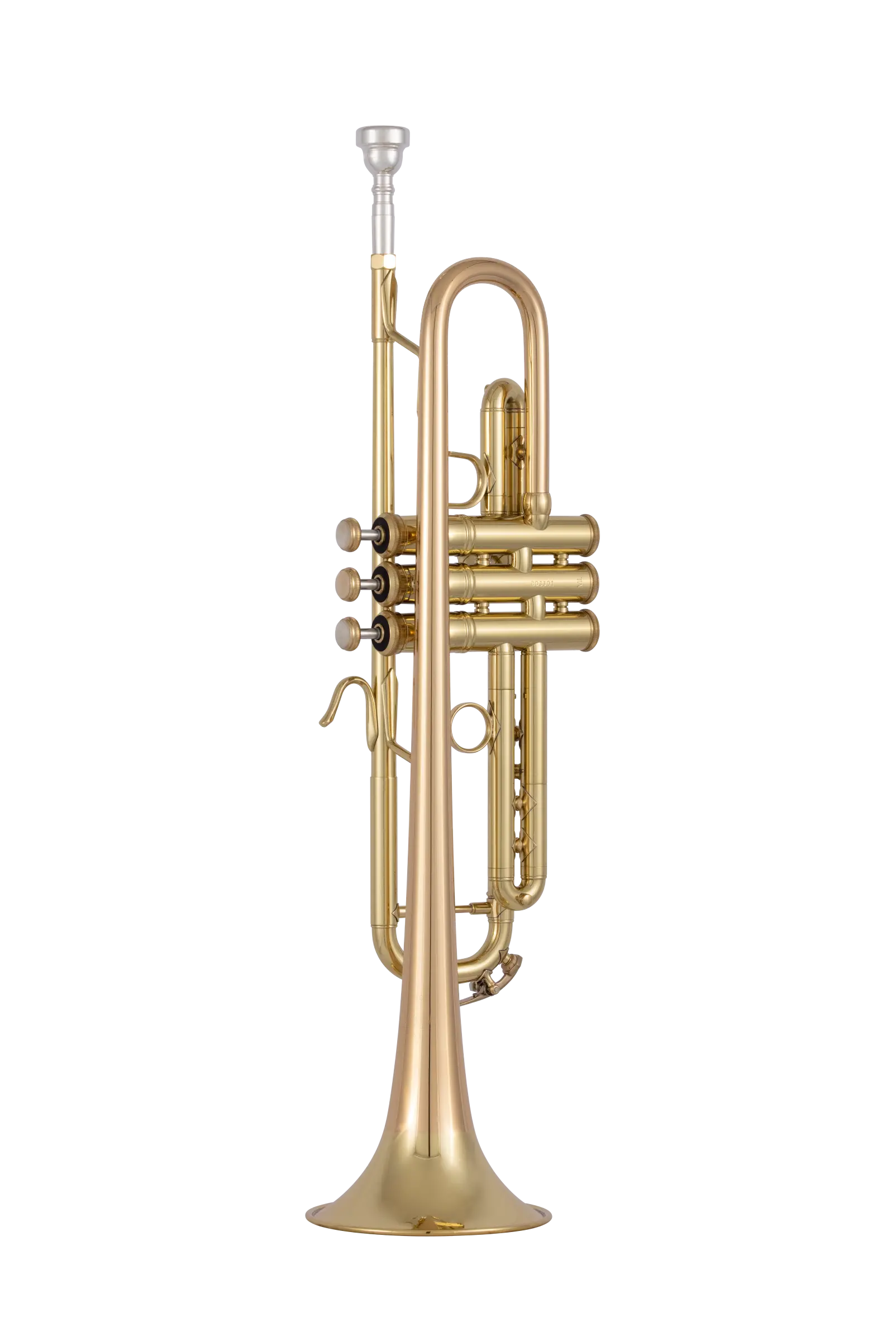 17043GYR Bach Professional Trumpet - zoomed in