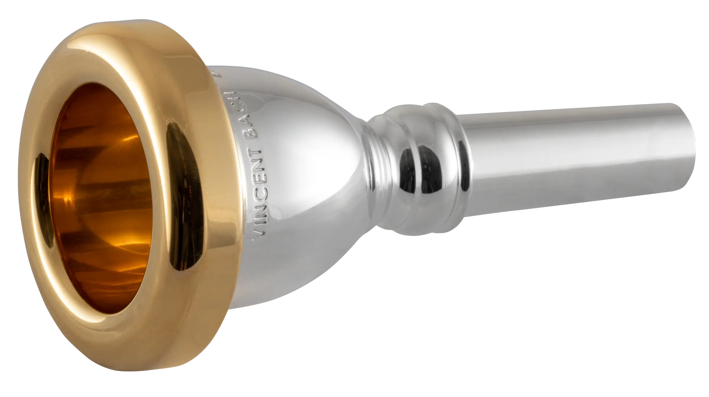 33524AWGR Bach Accessory Gold Rimmed Tuba Mouthpiece Ac Sd Hz Fs - zoomed in