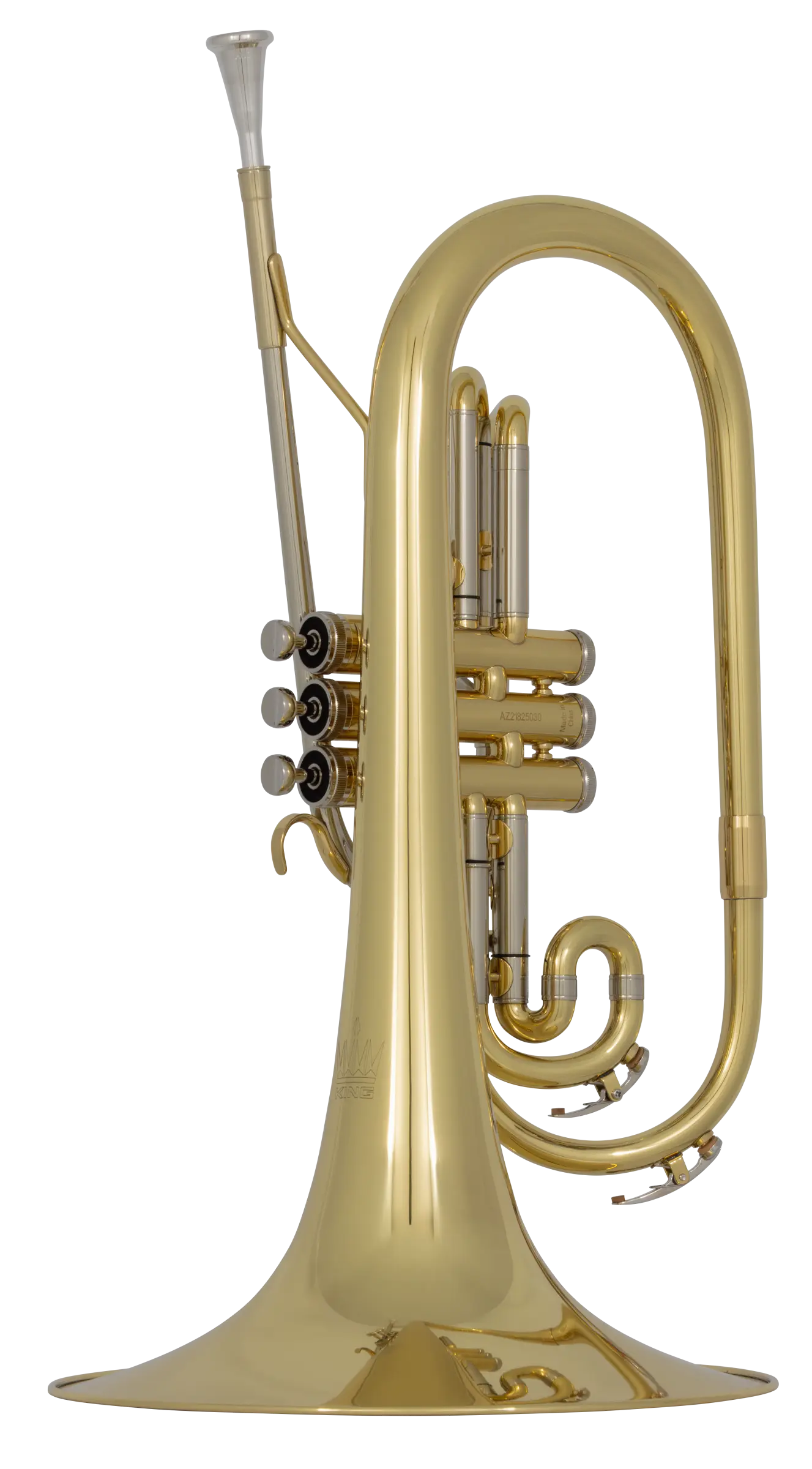 KMH611 King Standard Stepup Mellophone - zoomed in