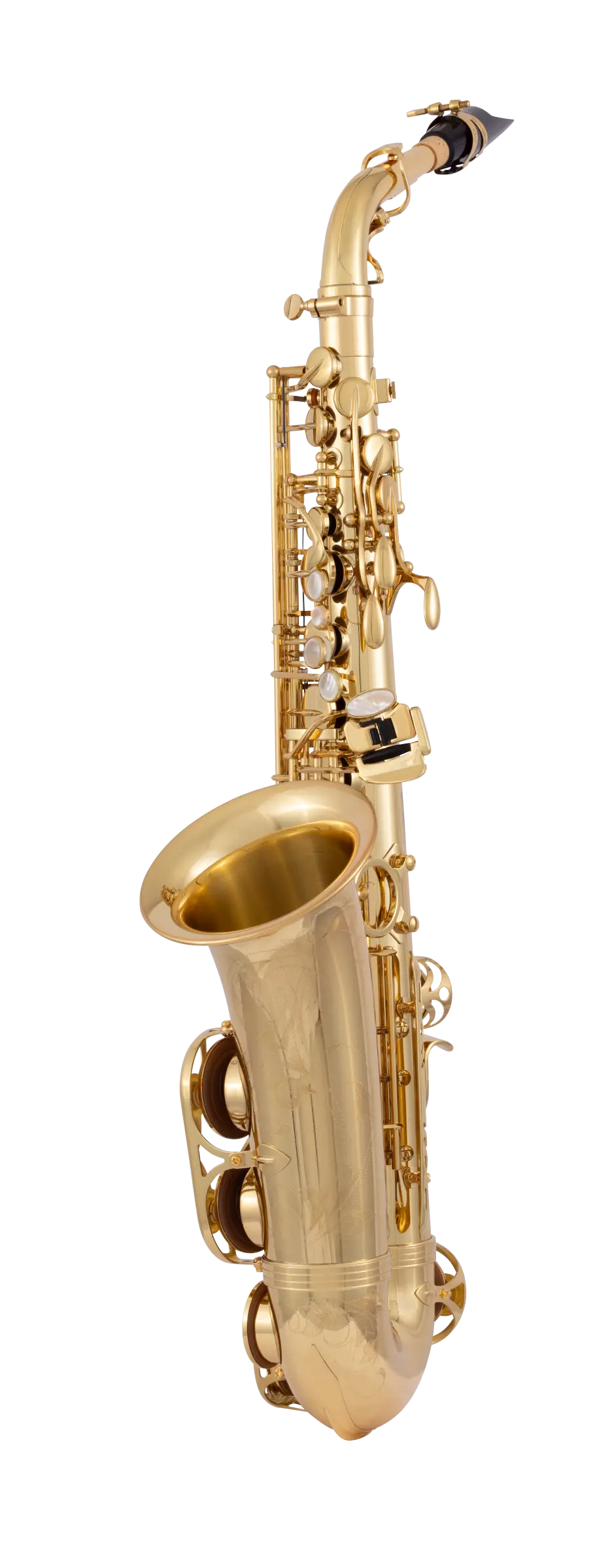 AW010 Yanagisawa Professional Alto Saxophone - zoomed in
