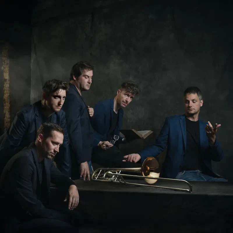 Portrait of Crossbones Trombones