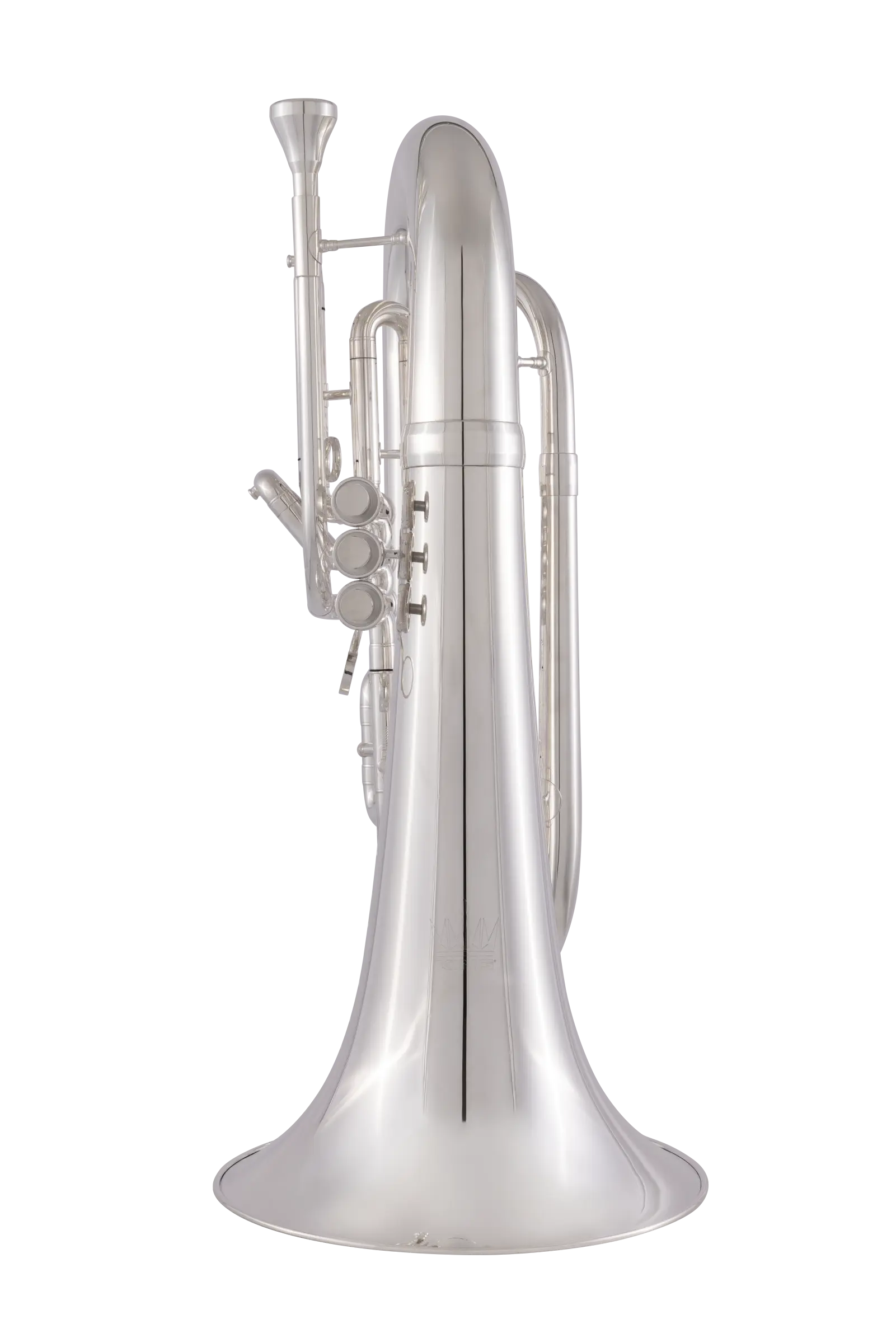 KME611S King Professional Marching Euphonium - zoomed in