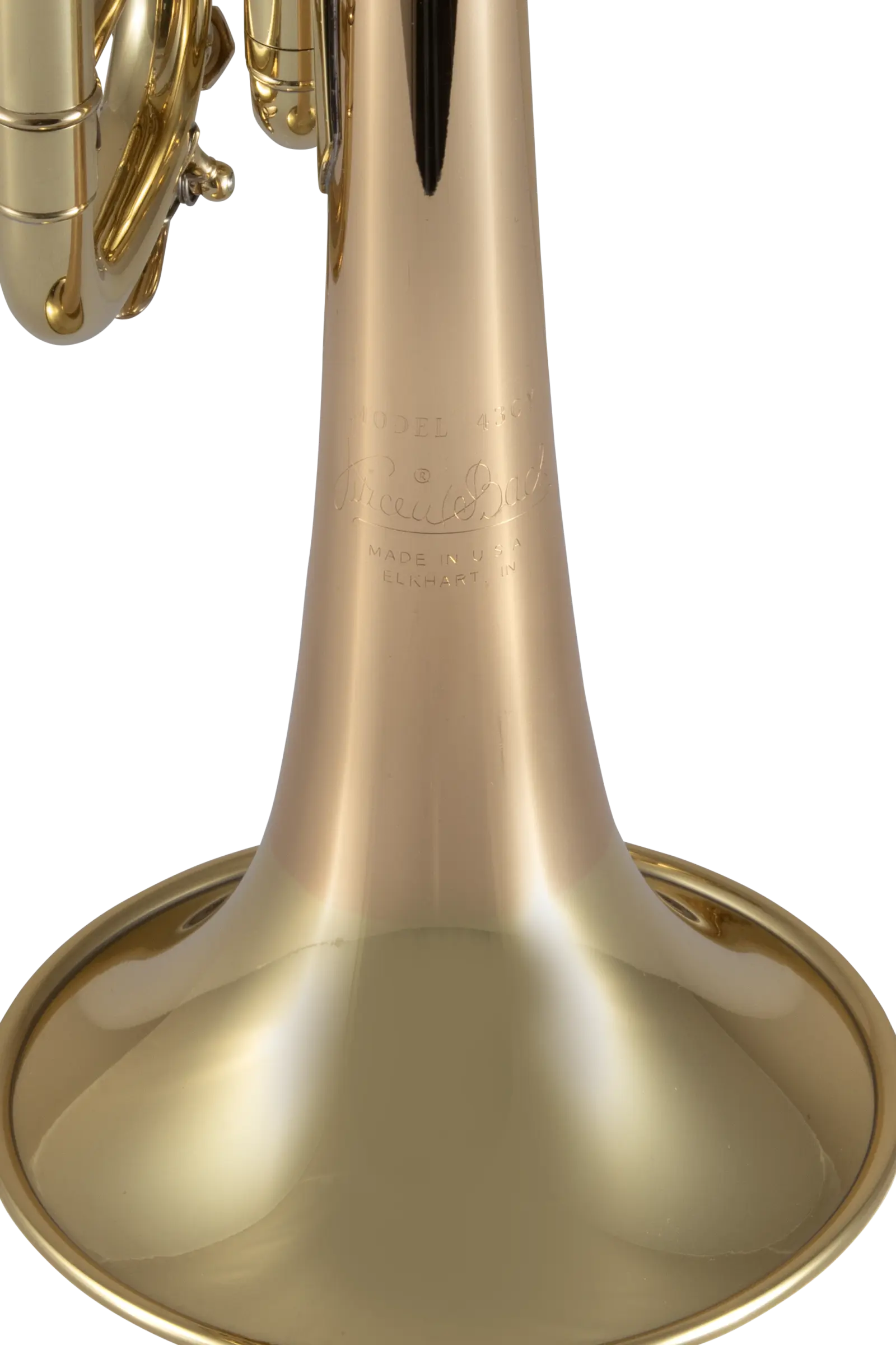 17043GY Bach Professional Trumpet - zoomed in