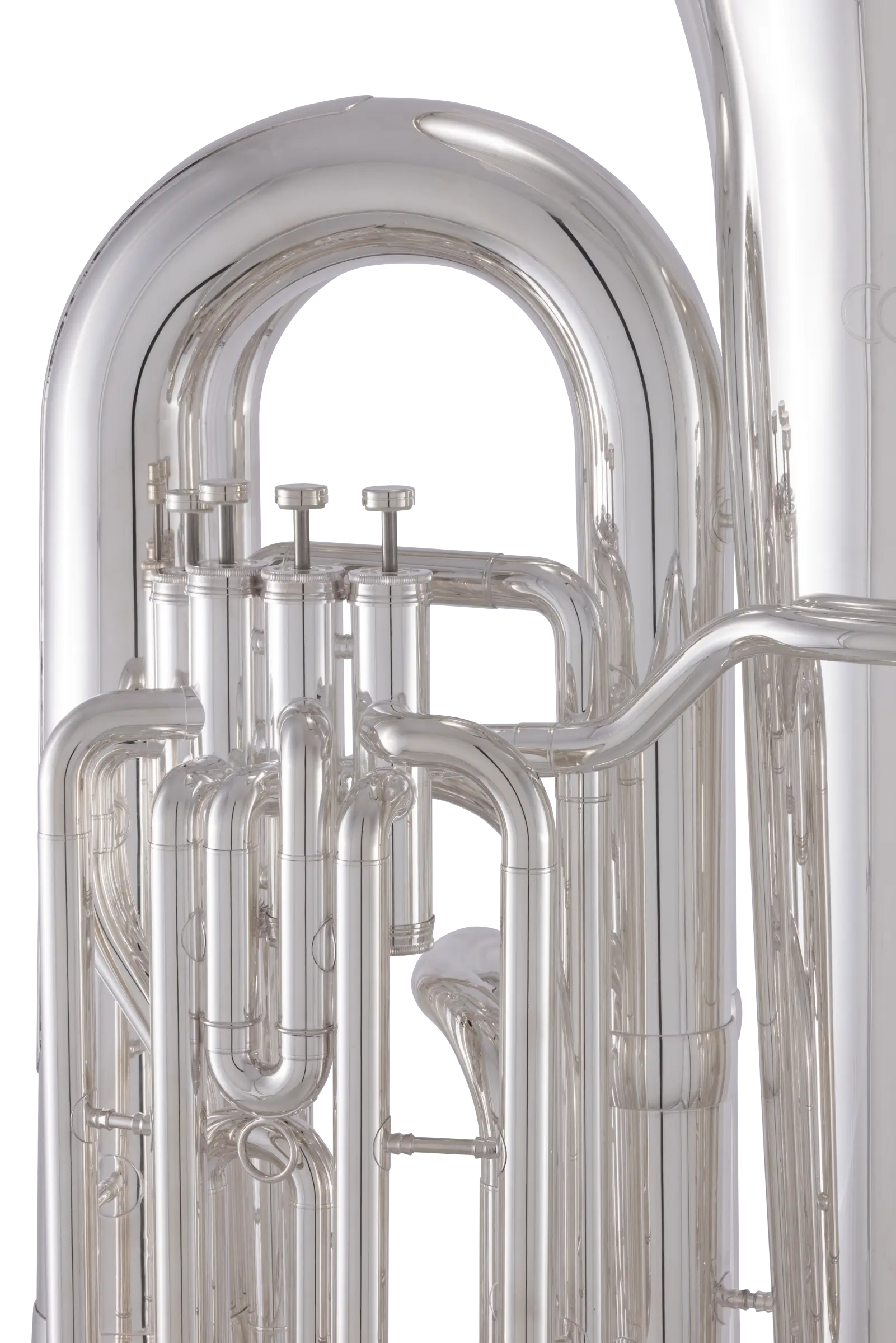 CBB4114S Conn Intermediate Tuba - zoomed in