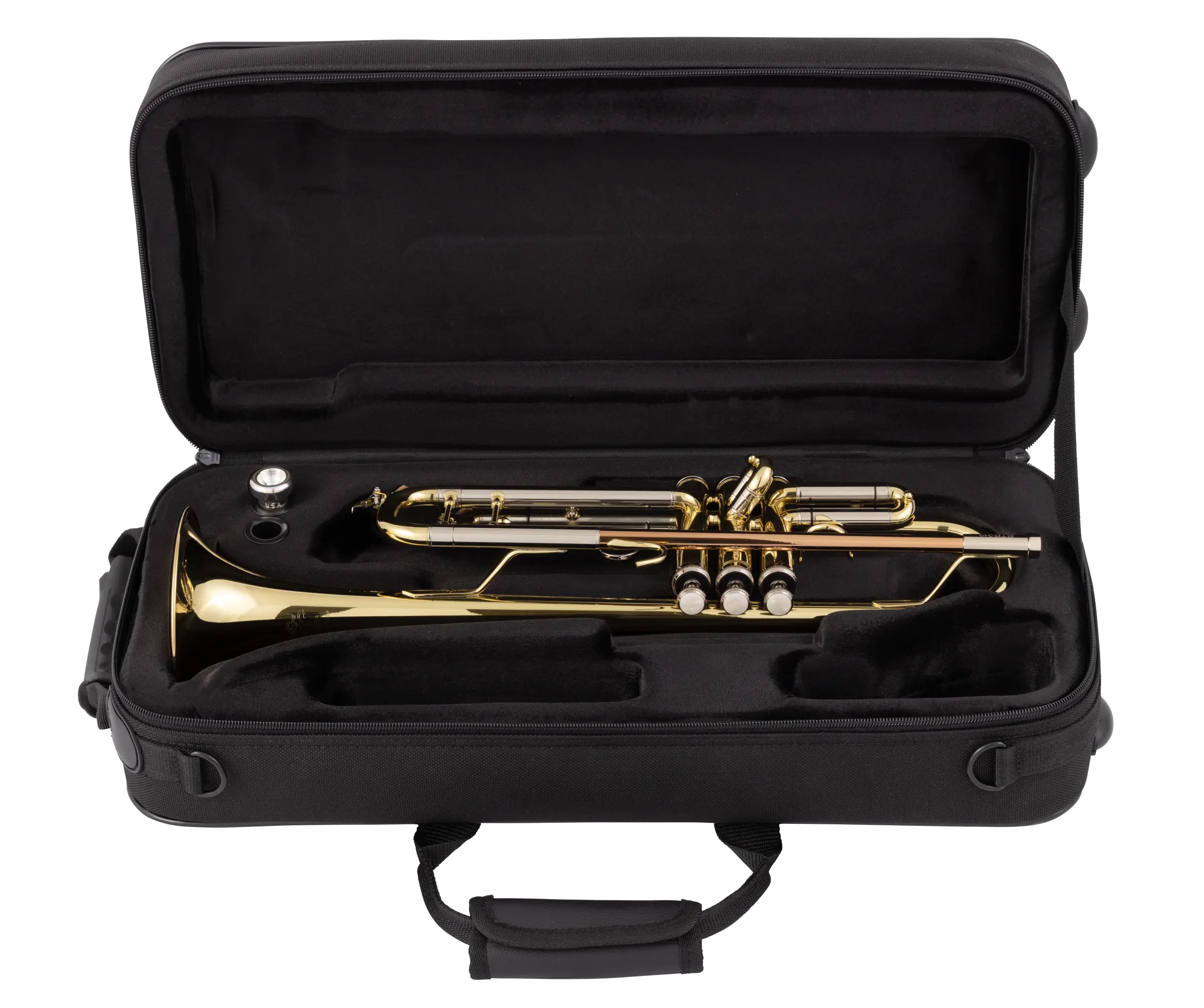 BTR212 Bach Beginner Trumpet - zoomed in