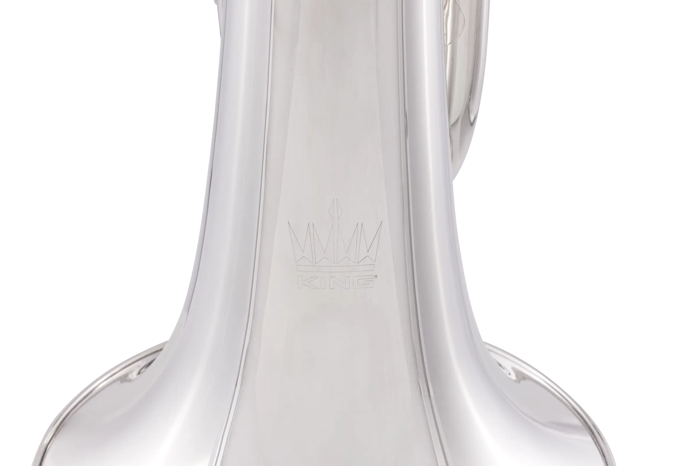 KME611S King Professional Marching Euphonium - zoomed in