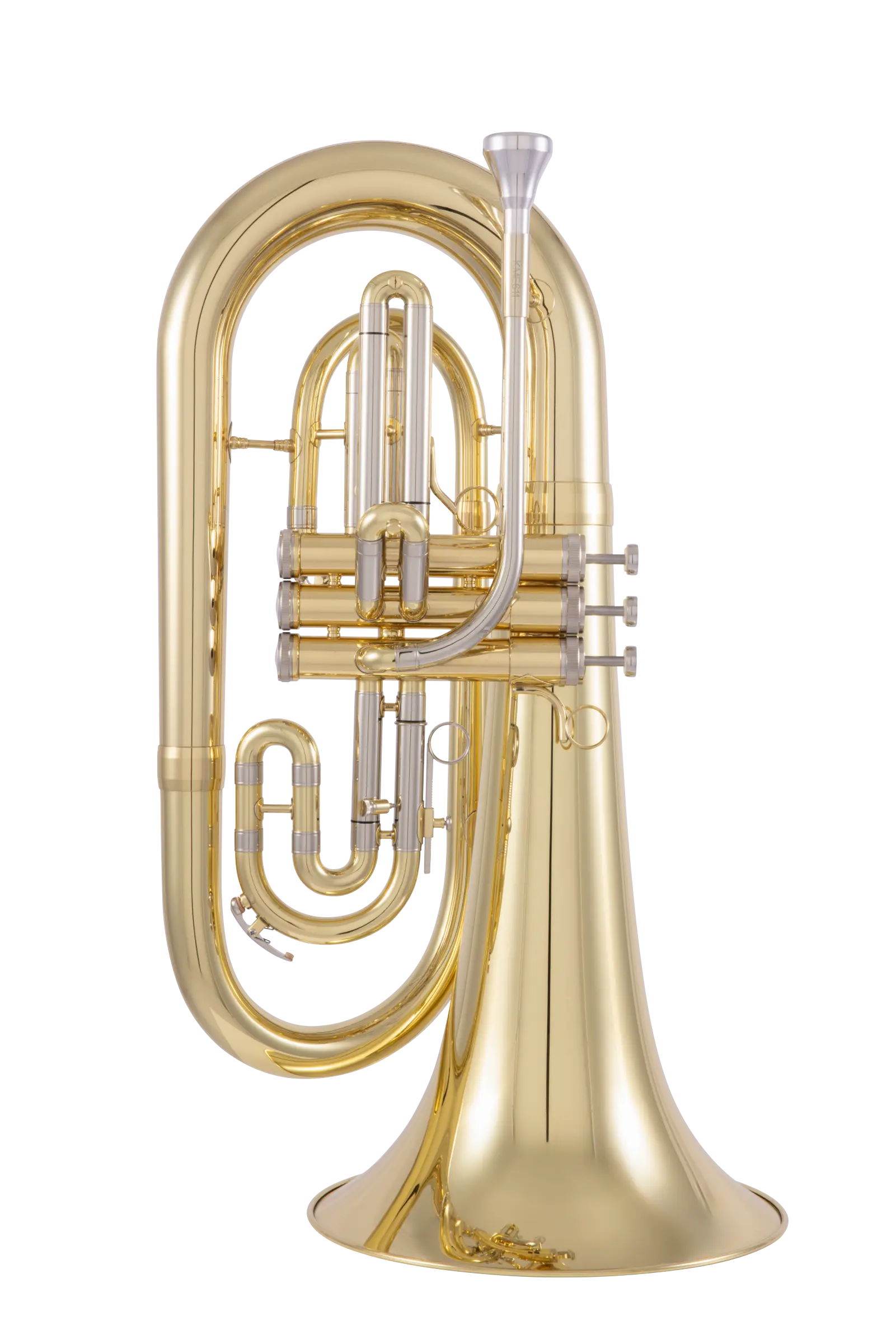 KME611 King Professional Marching Euphonium - zoomed in
