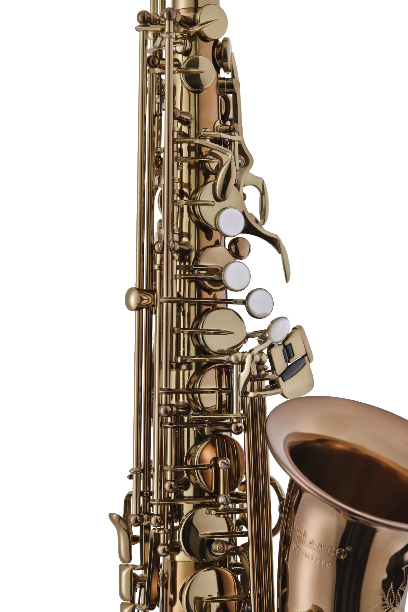 Leblanc Alto Saxophone in Eb Dark Lacquer Finish - zoomed in