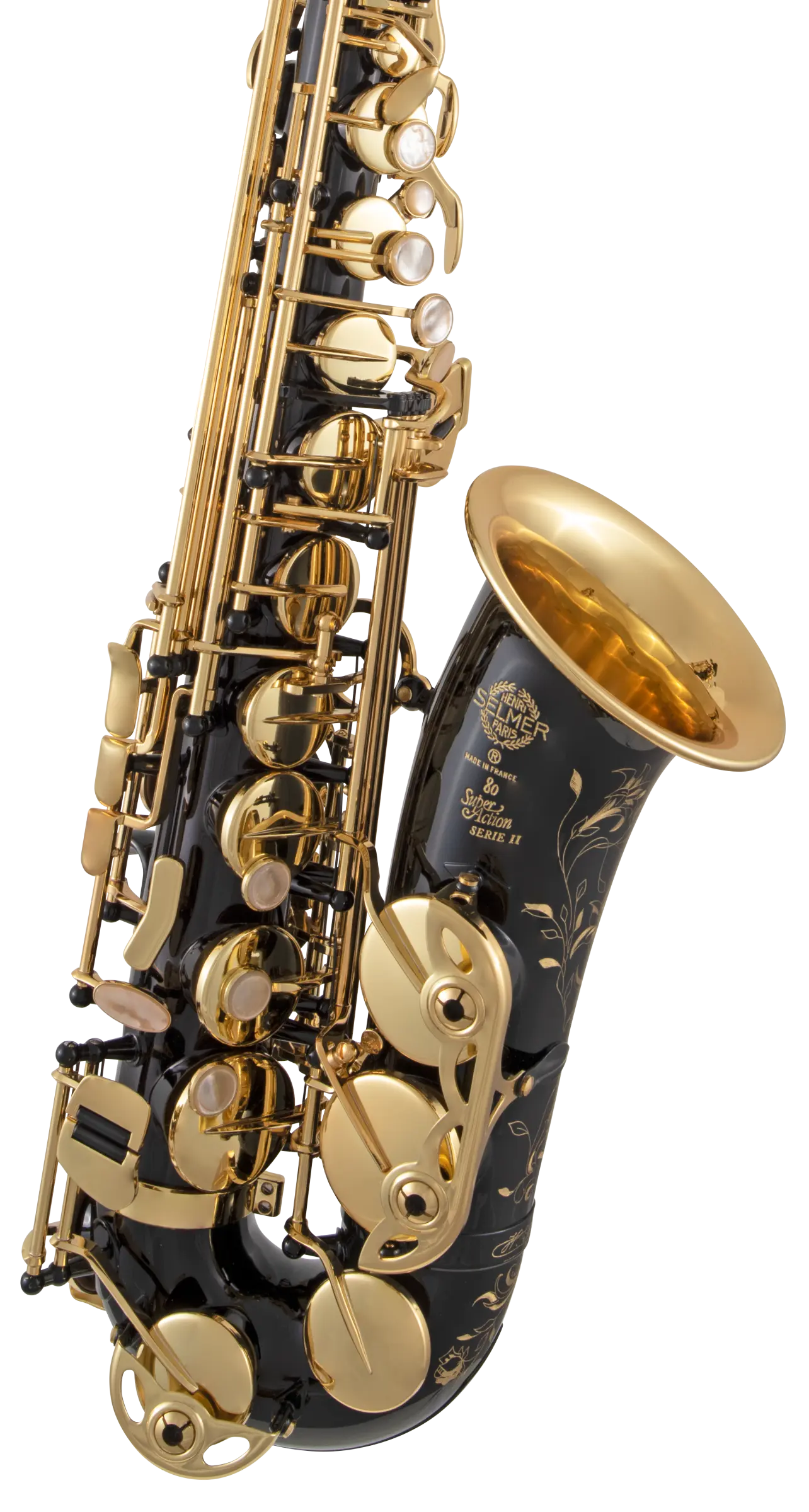 52JBL Selmer Paris Black Lacquer Alto Saxophone In Sd Vr Ls - zoomed in
