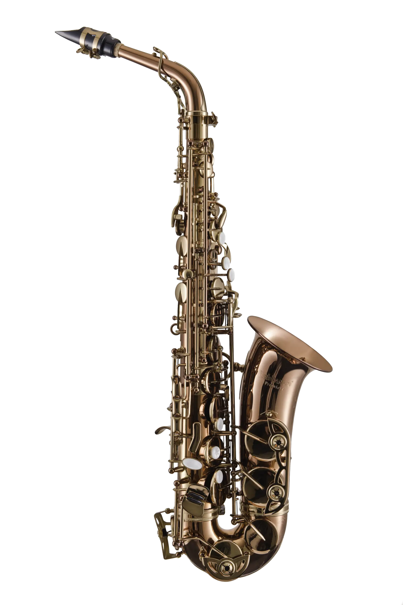 Leblanc Alto Saxophone in Eb Dark Lacquer Finish - zoomed in