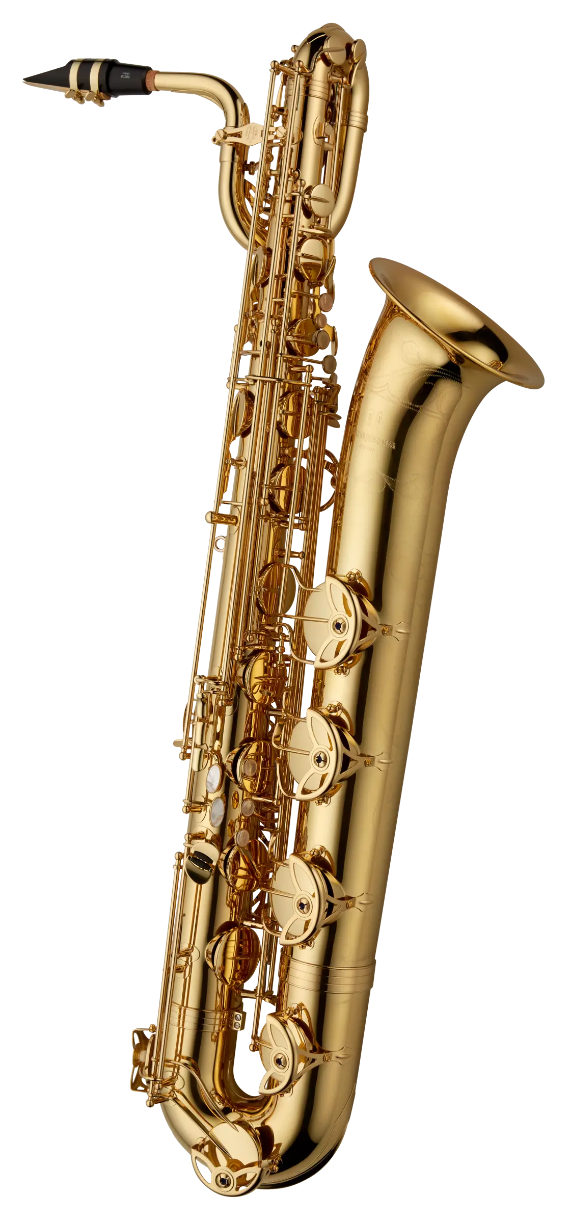 BWO10 Yaganisawa Professional Baritone Saxophone - zoomed in