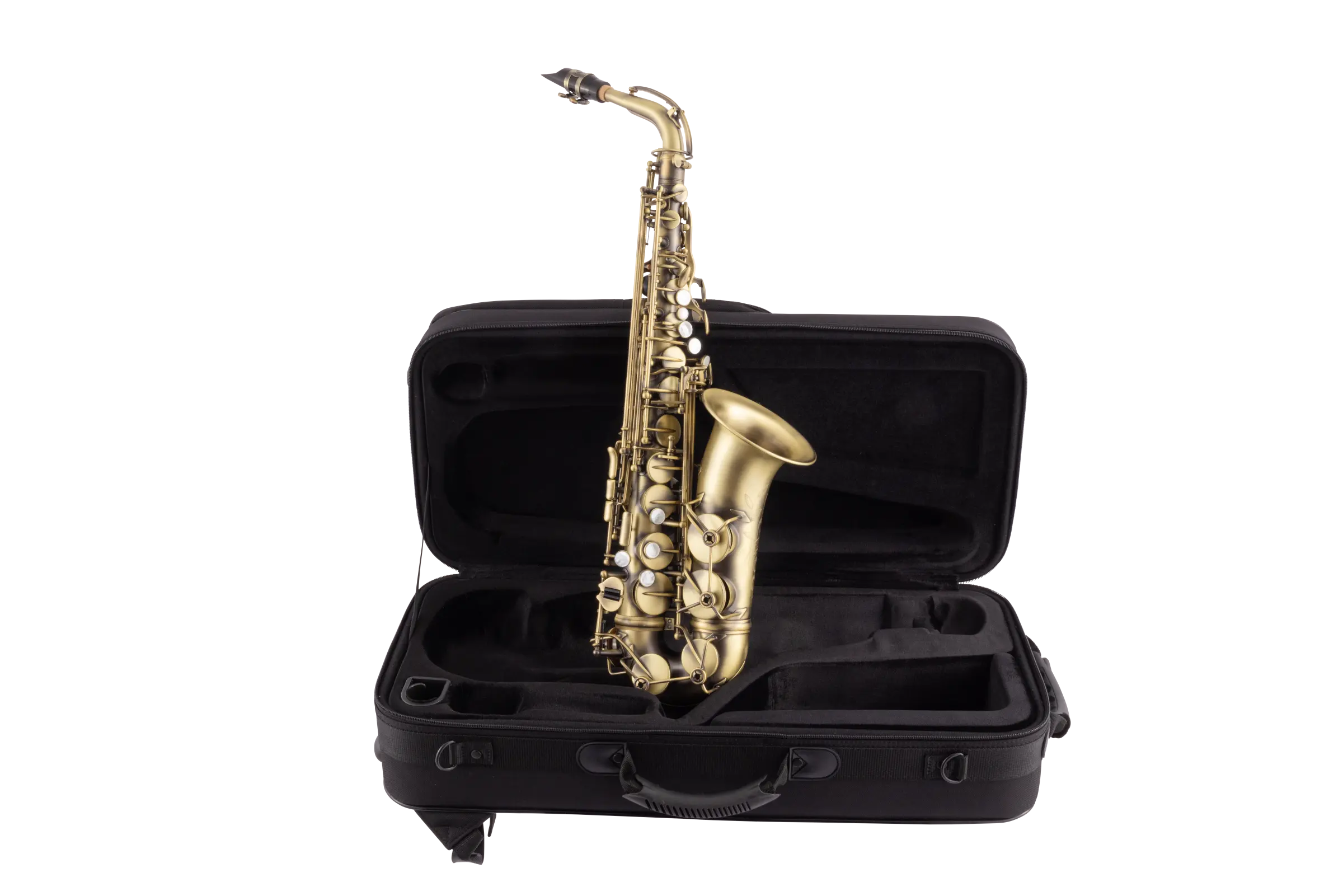 CAS411AM Conn Intermediate Alto Saxophone - zoomed in