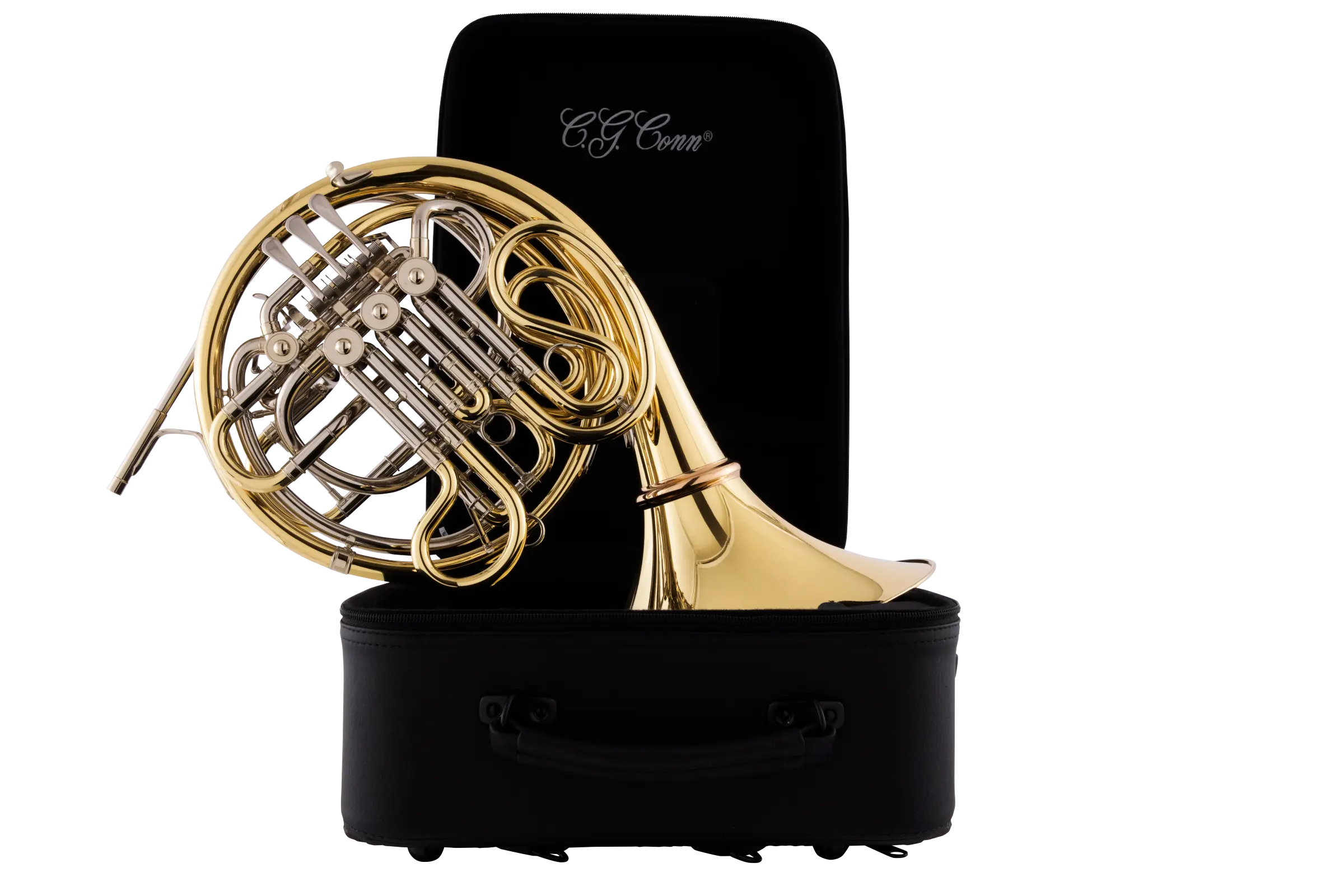 6DS Conn Artist Double Horn in F/B♭ 6DS with Screw Bell - zoomed in