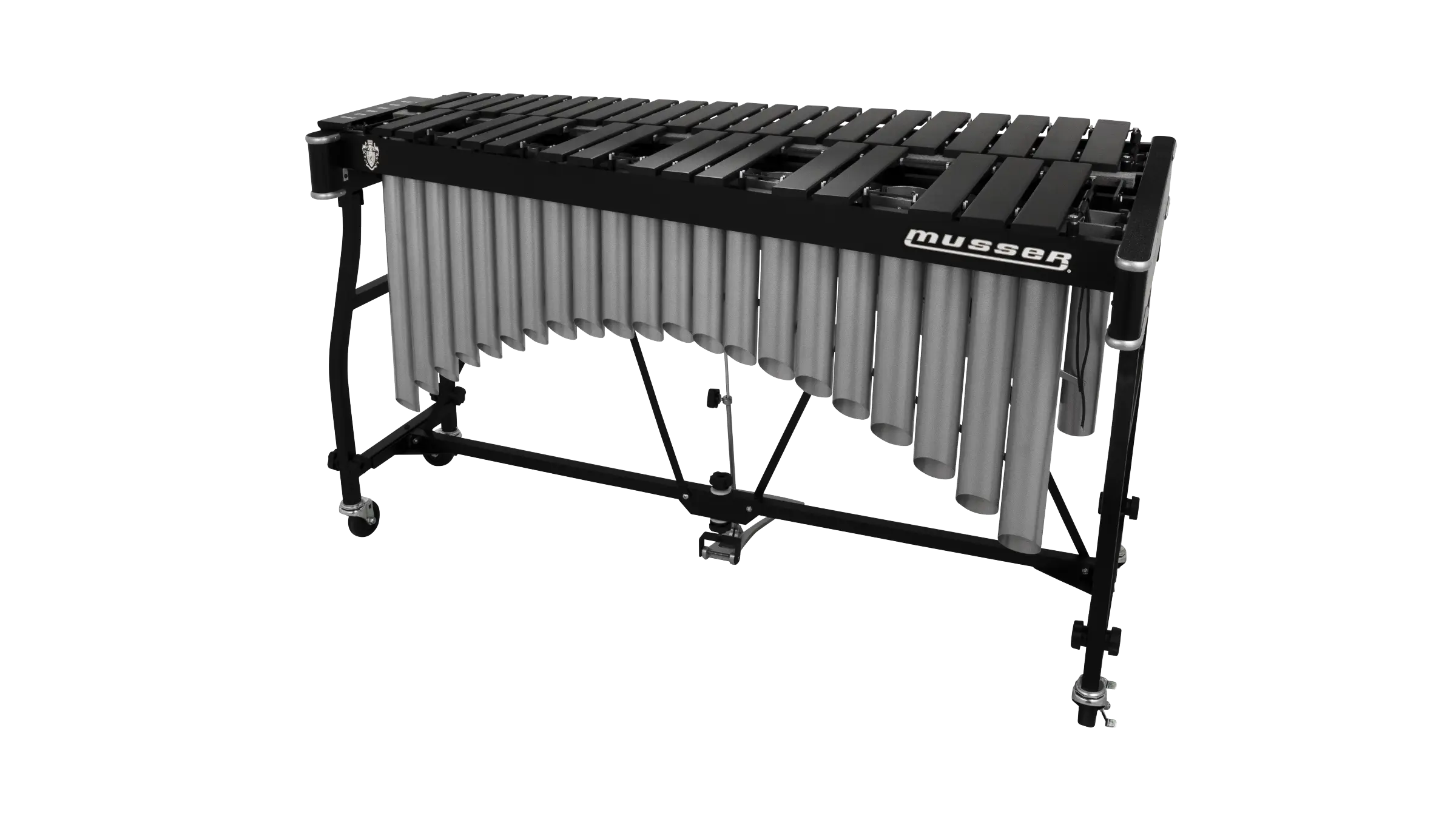Musser M55B Pro-Vibe Vibraphone Black Bars - zoomed in