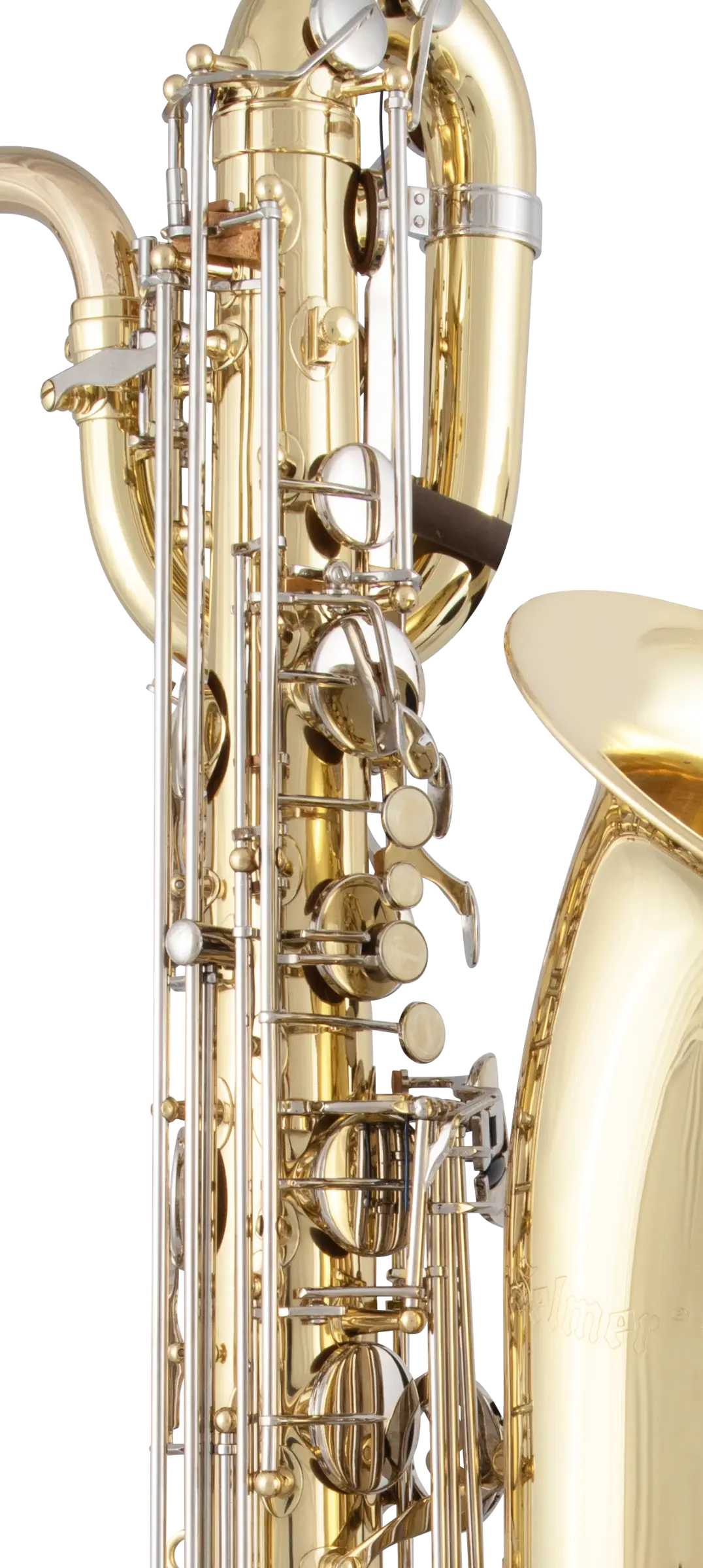 SBS311 Selmer Student BaritoneSaxophone D - zoomed in