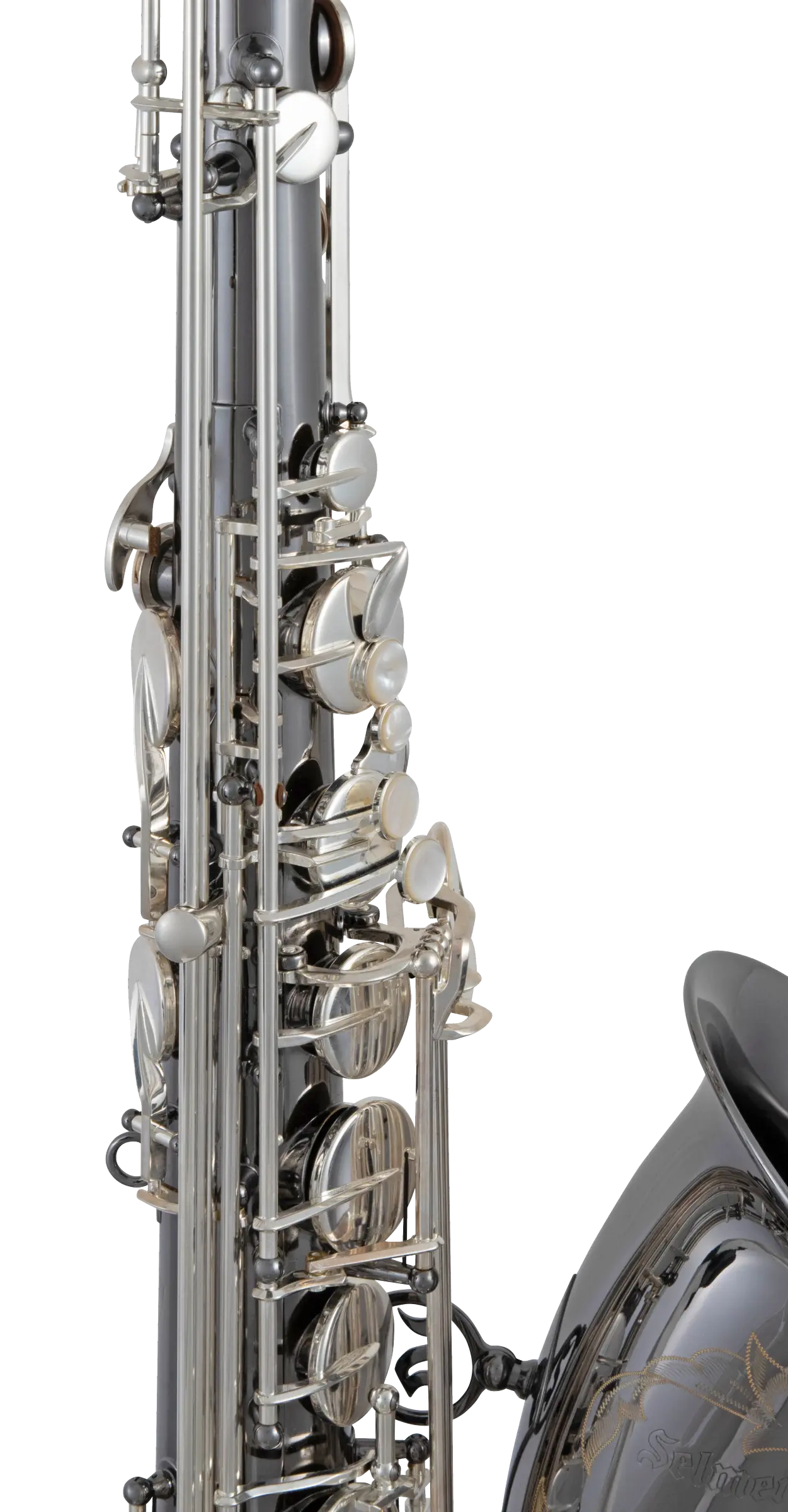 STS711B Selmer Black Finish Tenor Saxophone In Fr Vr Ms Xcu - zoomed in