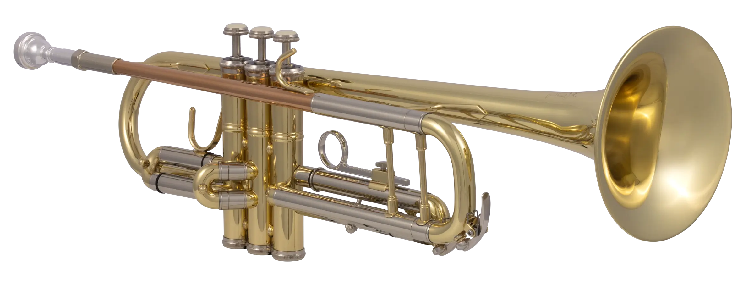 BTR202 Bach Student Trumpet - zoomed in