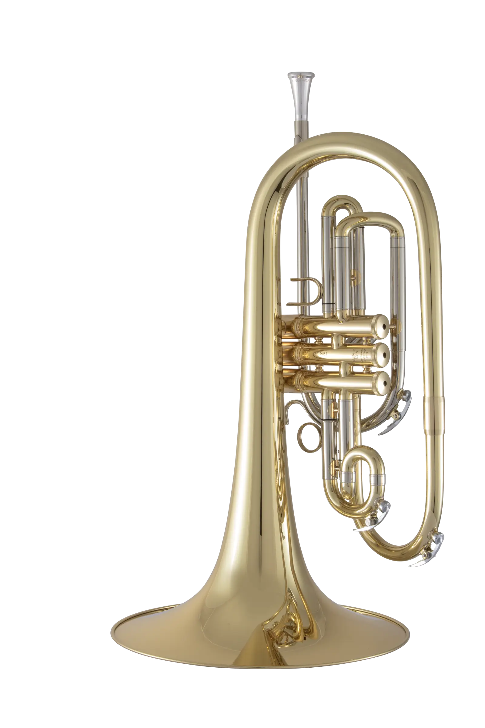 KMP611 King Standard Stepup Mellophone - zoomed in