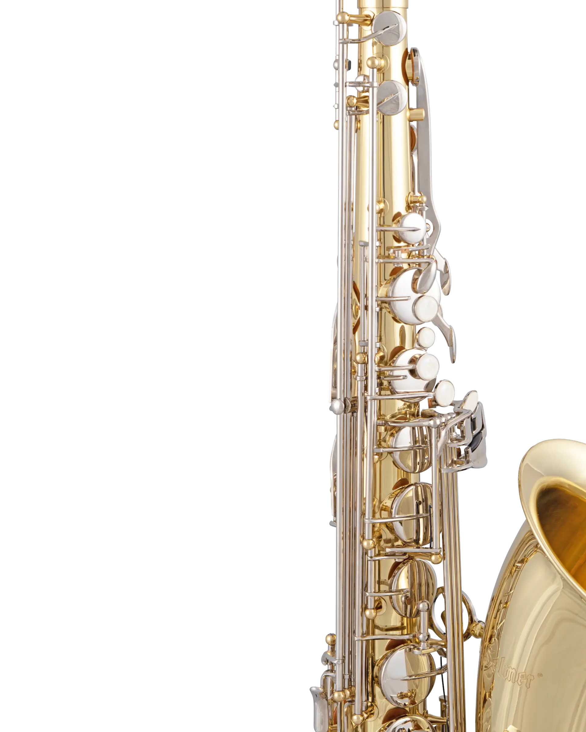 STS201 Selmer Student TenorSaxophone D - zoomed in