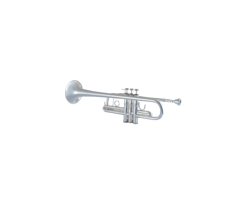 C190SL229 Bach Silver C Trumpet In Bk Hz Fs