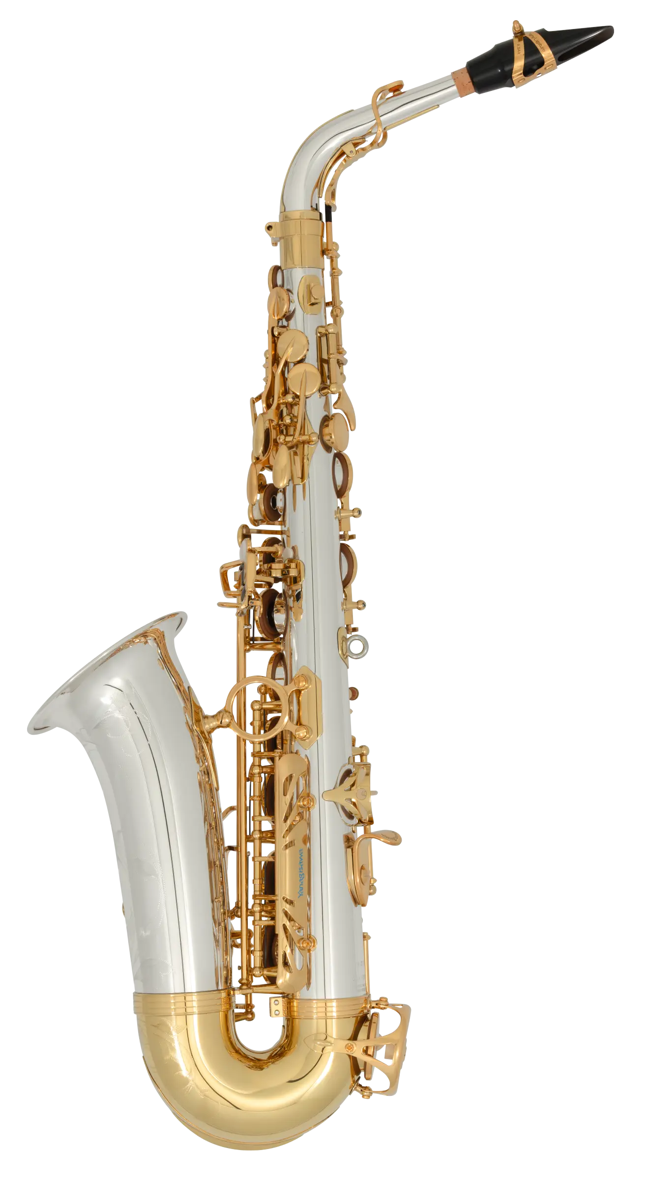 AW035 Yanagisawa Professional Alto Saxophone - zoomed in