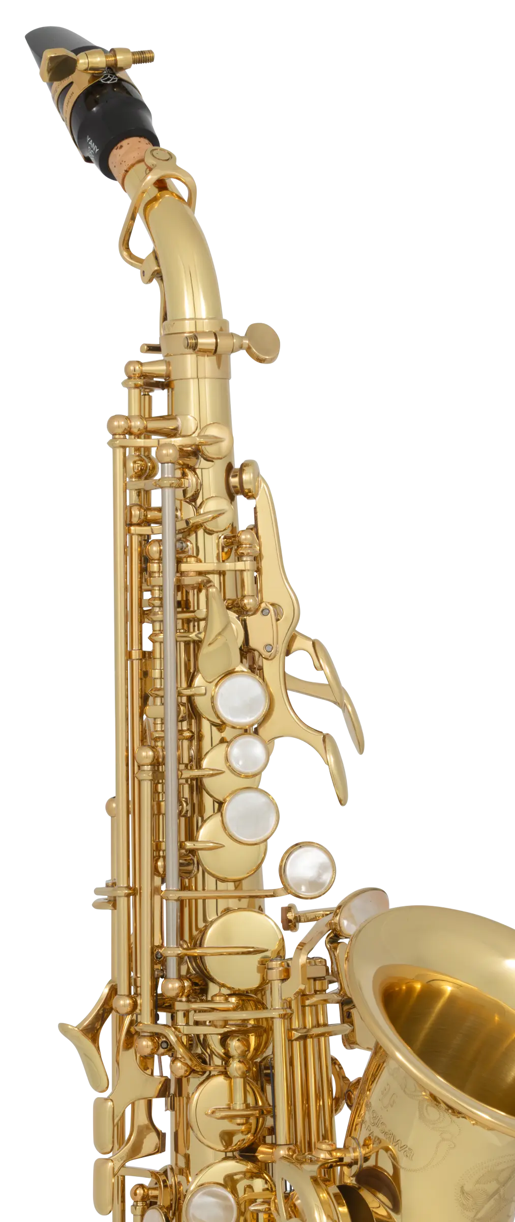 SCWO10 Yanagisawa Curves Soprano Saxophone - zoomed in
