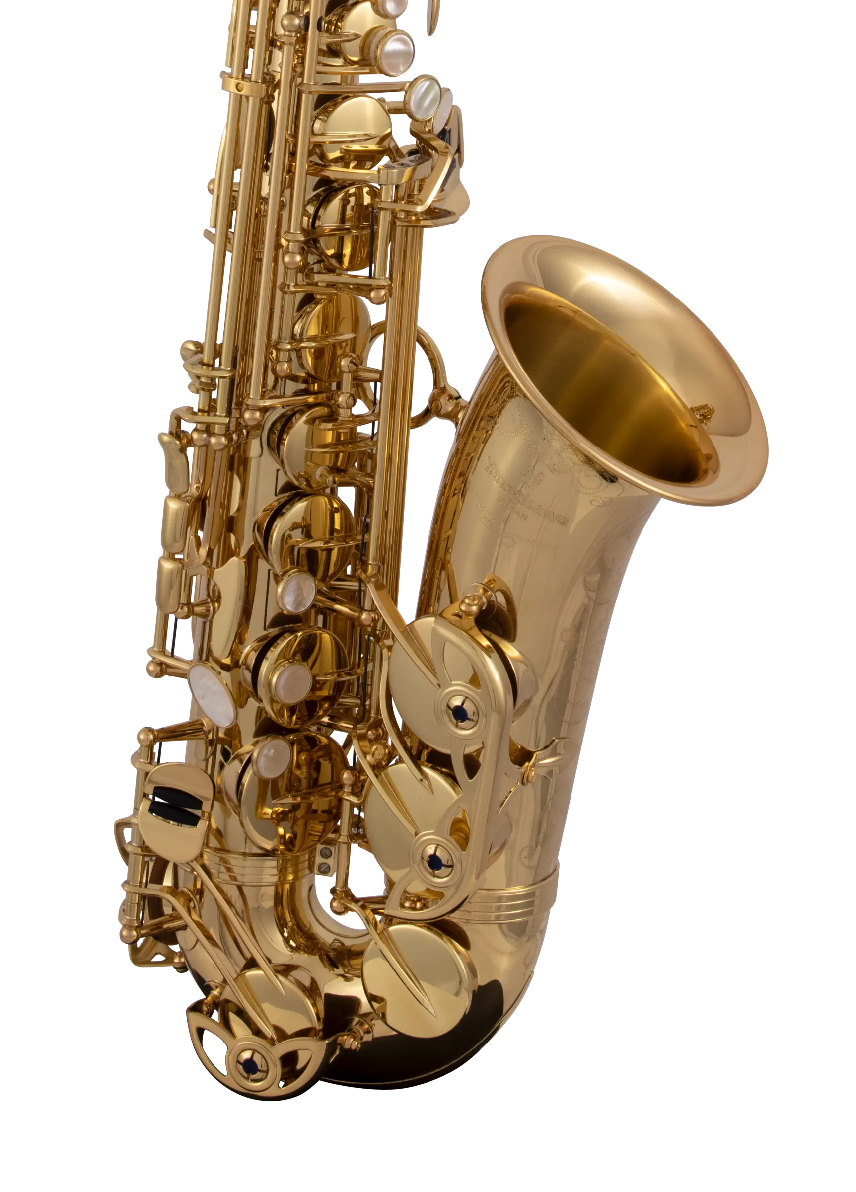 AW010 Yanagisawa Professional Alto Saxophone - zoomed in