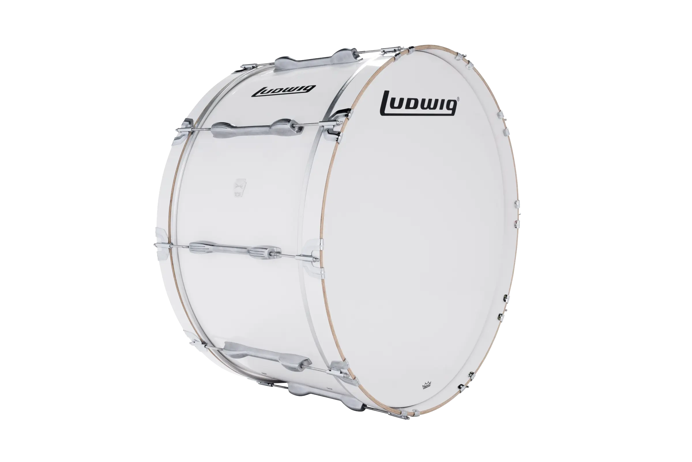 LU2MB32ACW Ludwig 16X32 ULT2 BASS DRUM WHITE - zoomed in