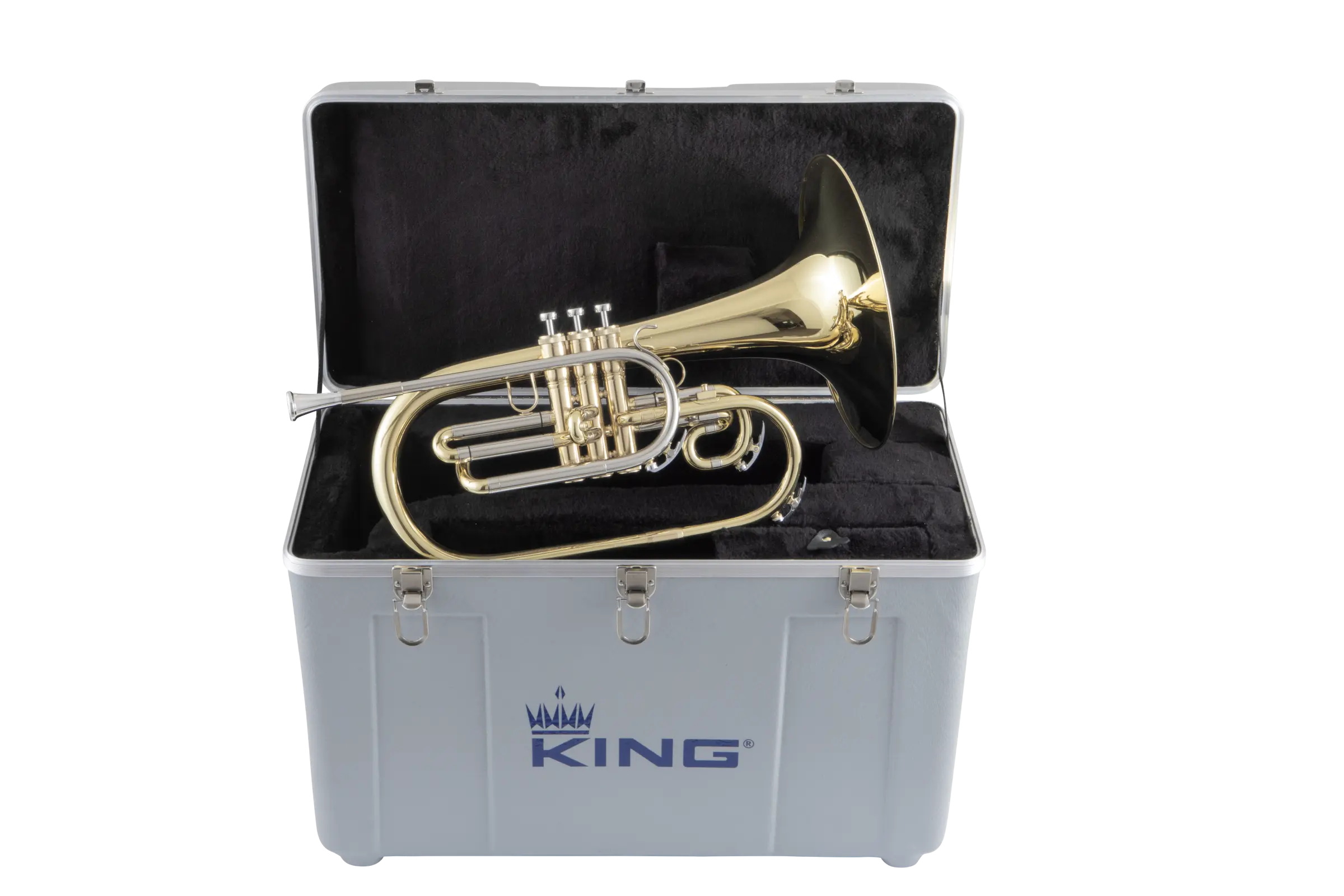 KMP611 King Standard Stepup Mellophone - zoomed in