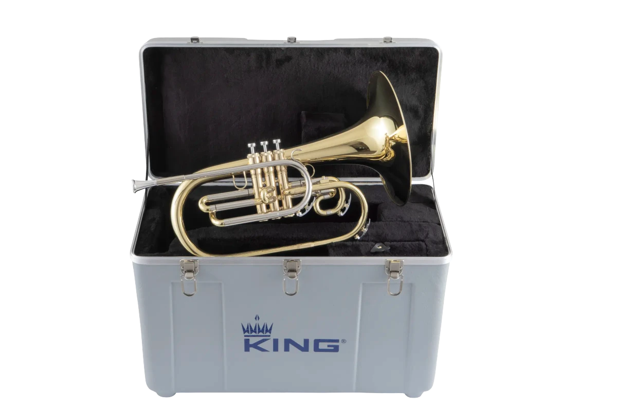 King Ultimate Marching Mellophone Outfit with 2 Mouthpieces KMP611
