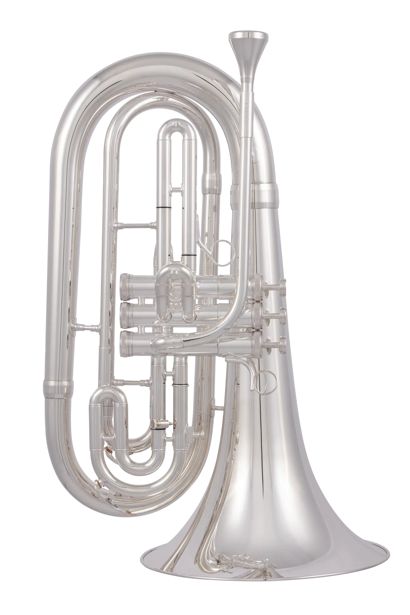 KMB611S King Professional Marching Baritone - zoomed in