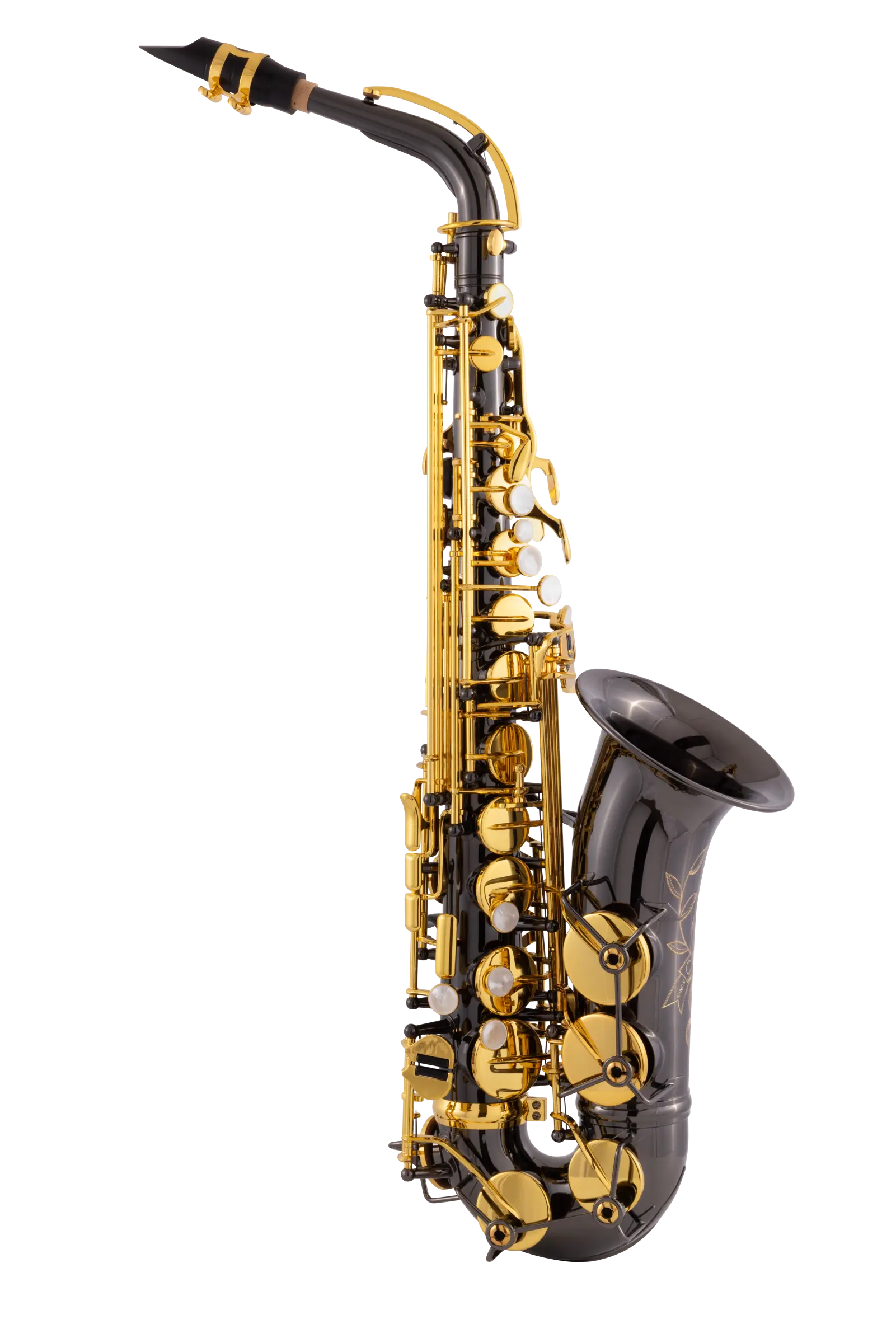 CAS411BG Conn Intermediate Alto Saxophone - zoomed in