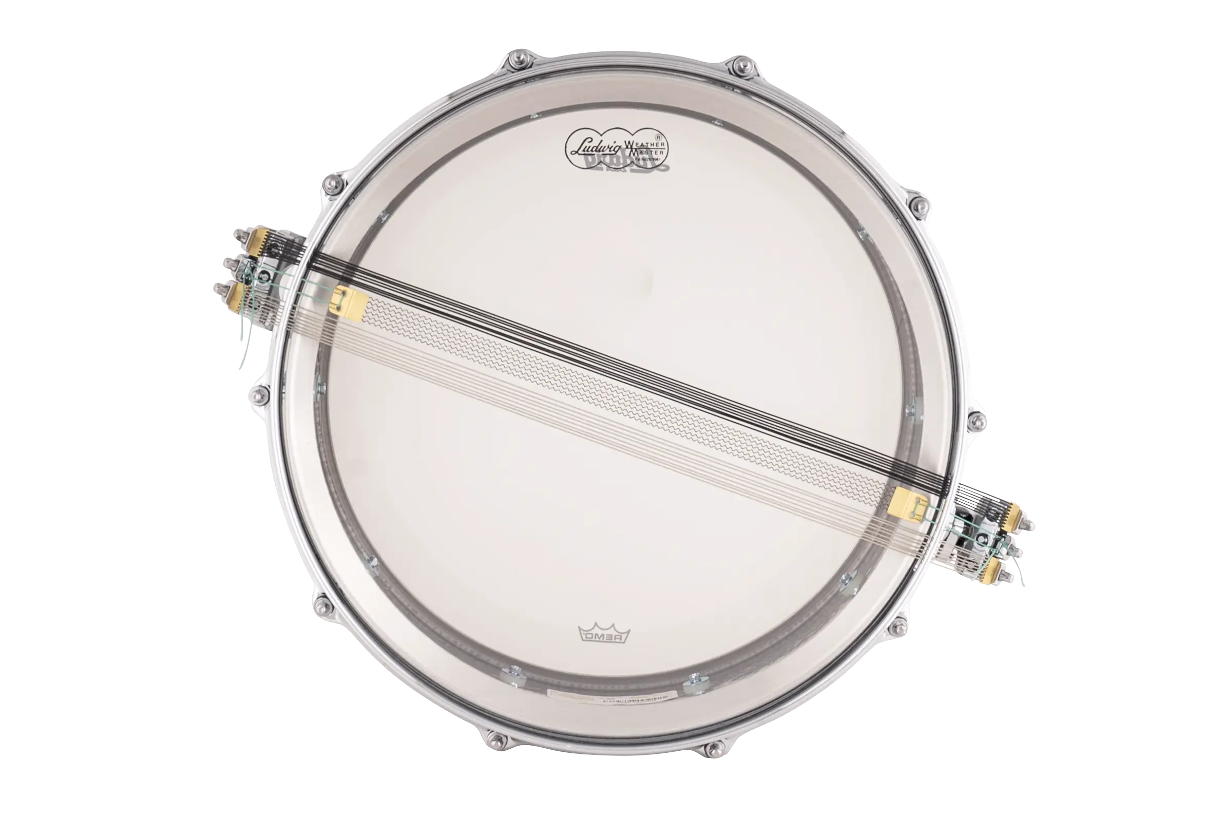 LCS514AKTD Ludwig Concert 5x14 Snare Drum Hammered Aluminum - zoomed in
