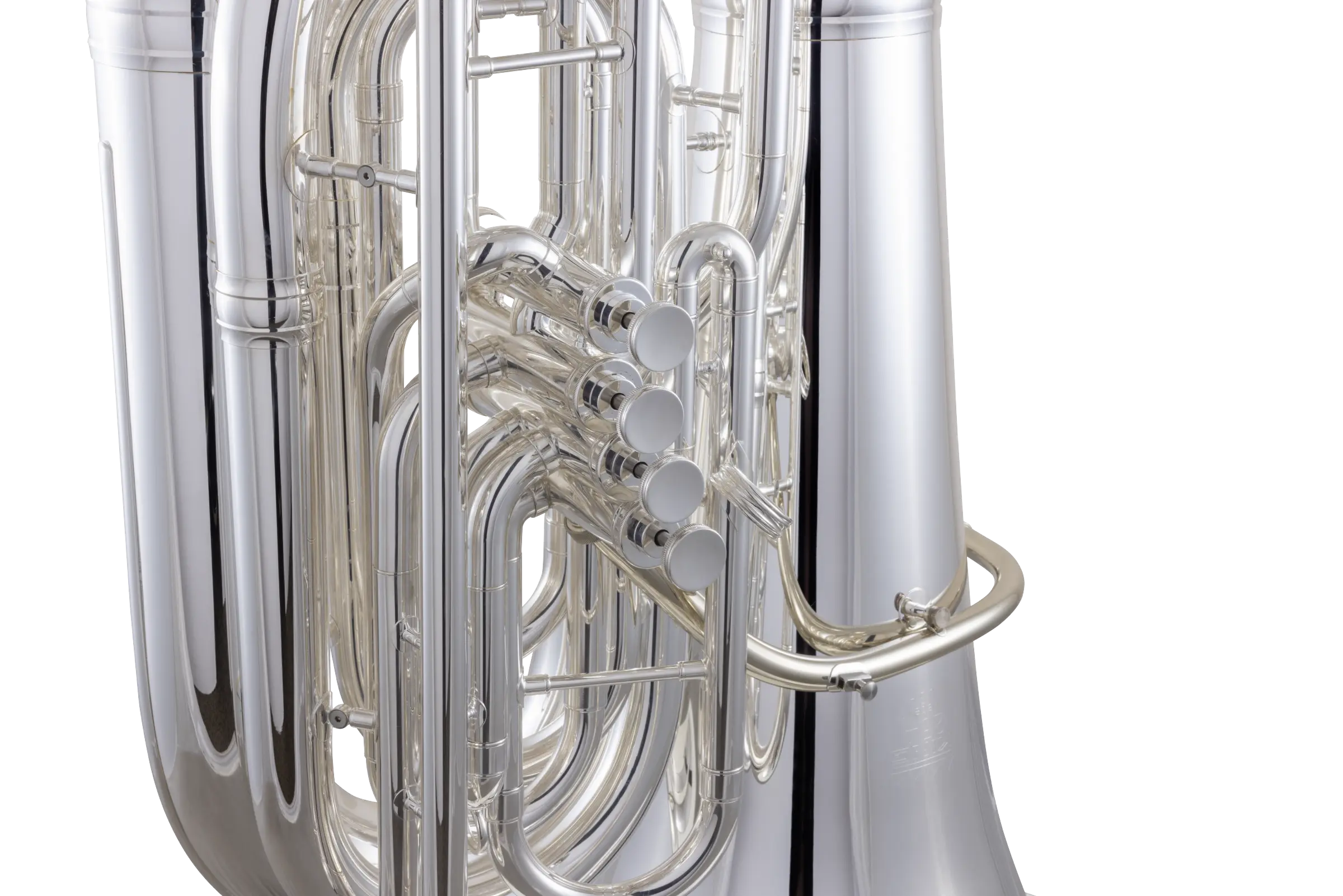 2341WSP King Professsional Tuba - zoomed in