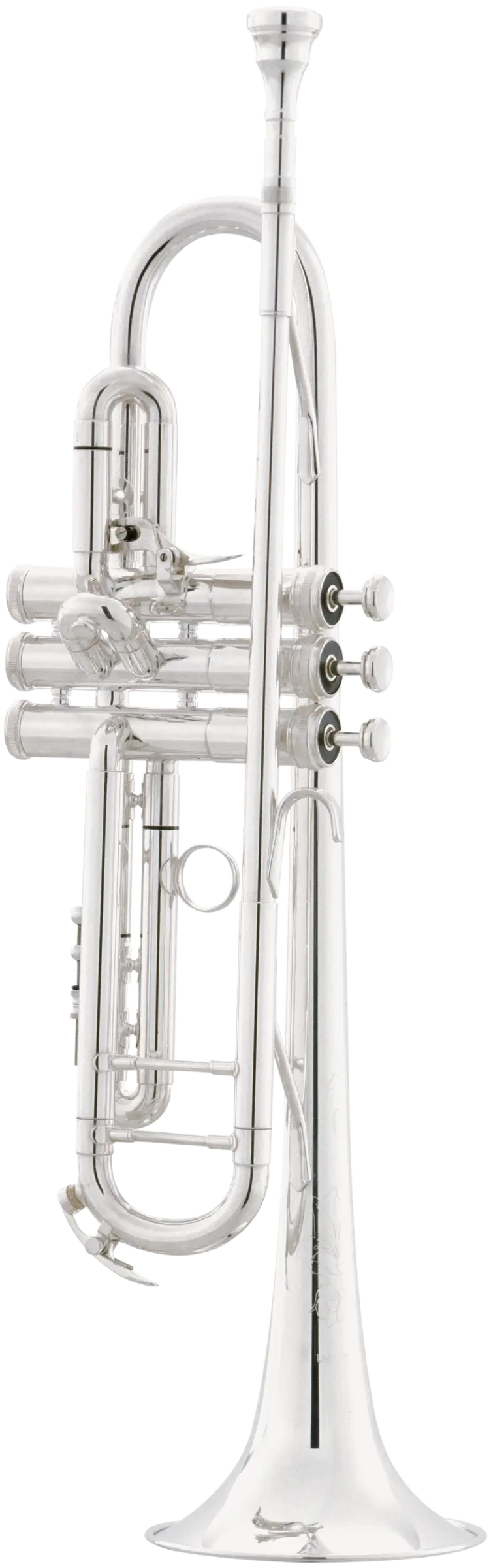 King 2055 Silver Flair Intermediate Bb Trumpet - Silver Plated