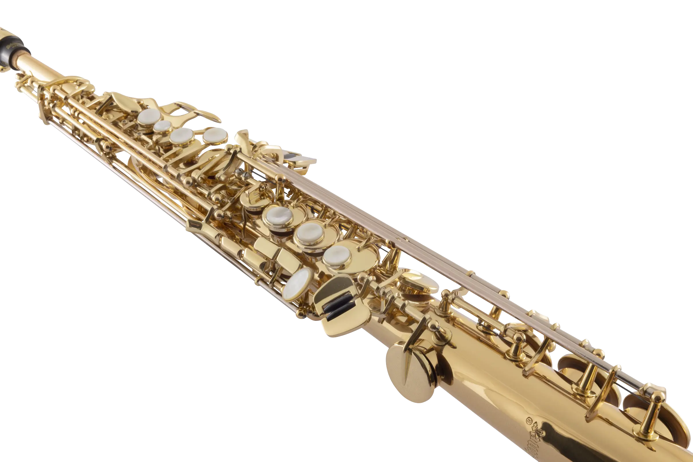 SSS511 Selmer Intermediate Soprano Saxophone - zoomed in